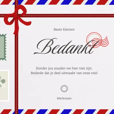 Rood en grijs vintage minimalistisch nieuwjaarsvierkant voor sociale media