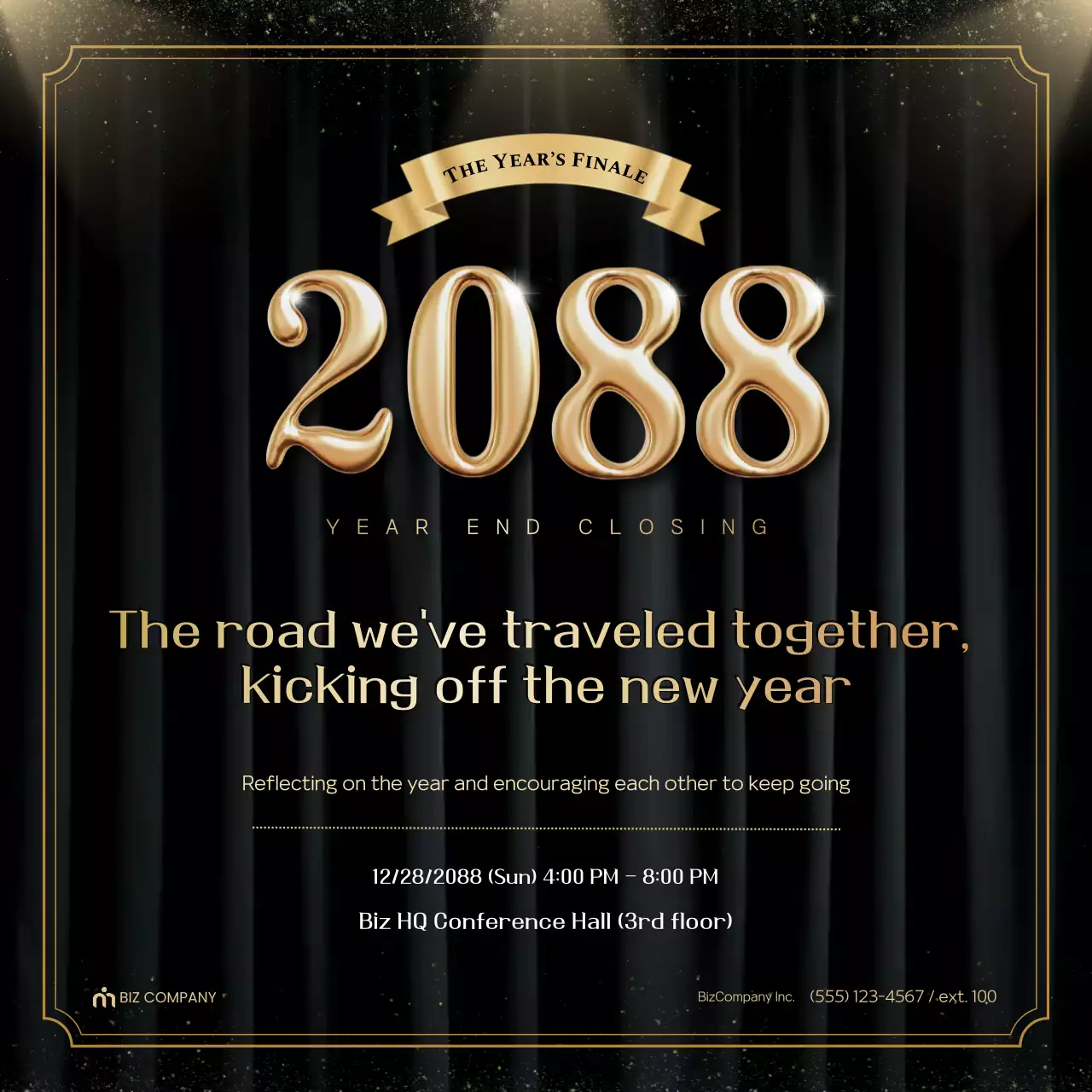 Gold Premium Year-End Event Information