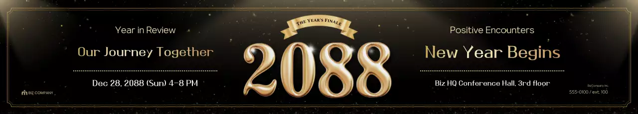 Informasi Acara Akhir Tahun Premium Emas