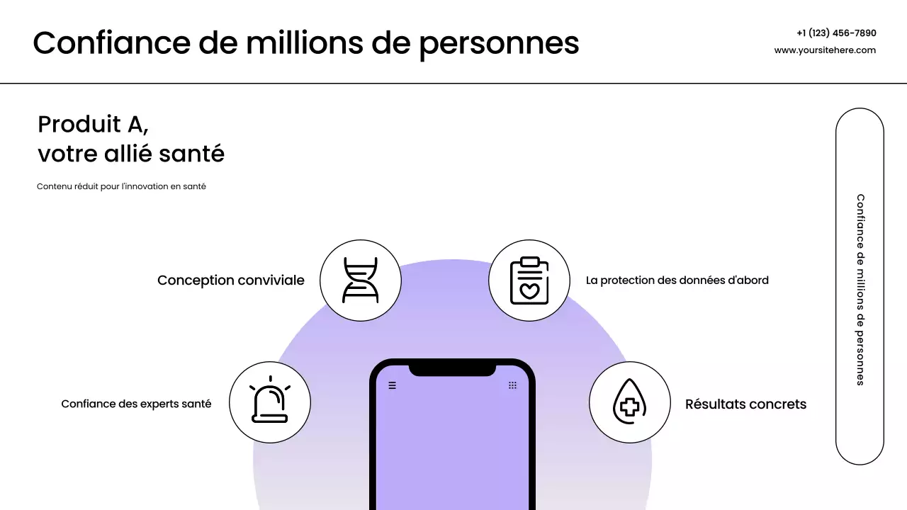 Présentation promotionnelle de Purple Modern Health Tech