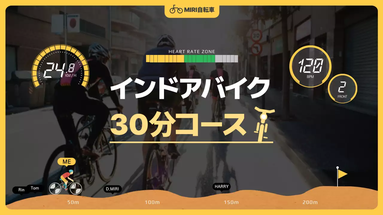 黄色 モダン サイクリング プラン