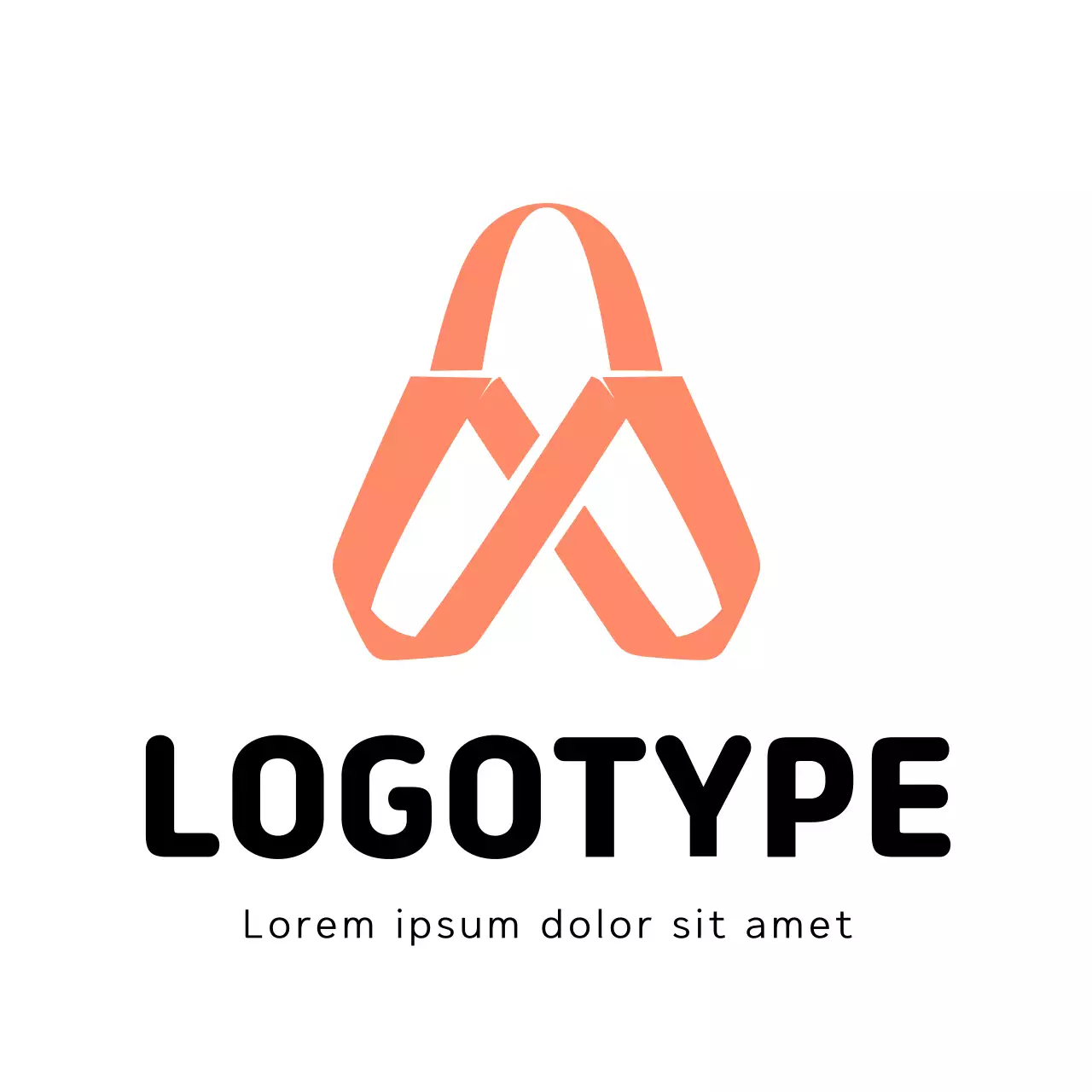 Coral Minimal Design Logo