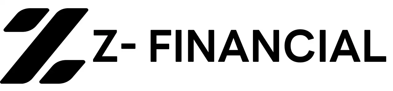 제트 일러스트 로고가 있는 모던한 느낌의 금융 회사