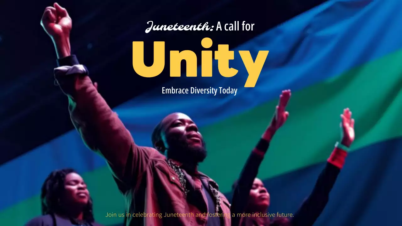 Blue Cultural Unity Announcement YouTube Thumbnail