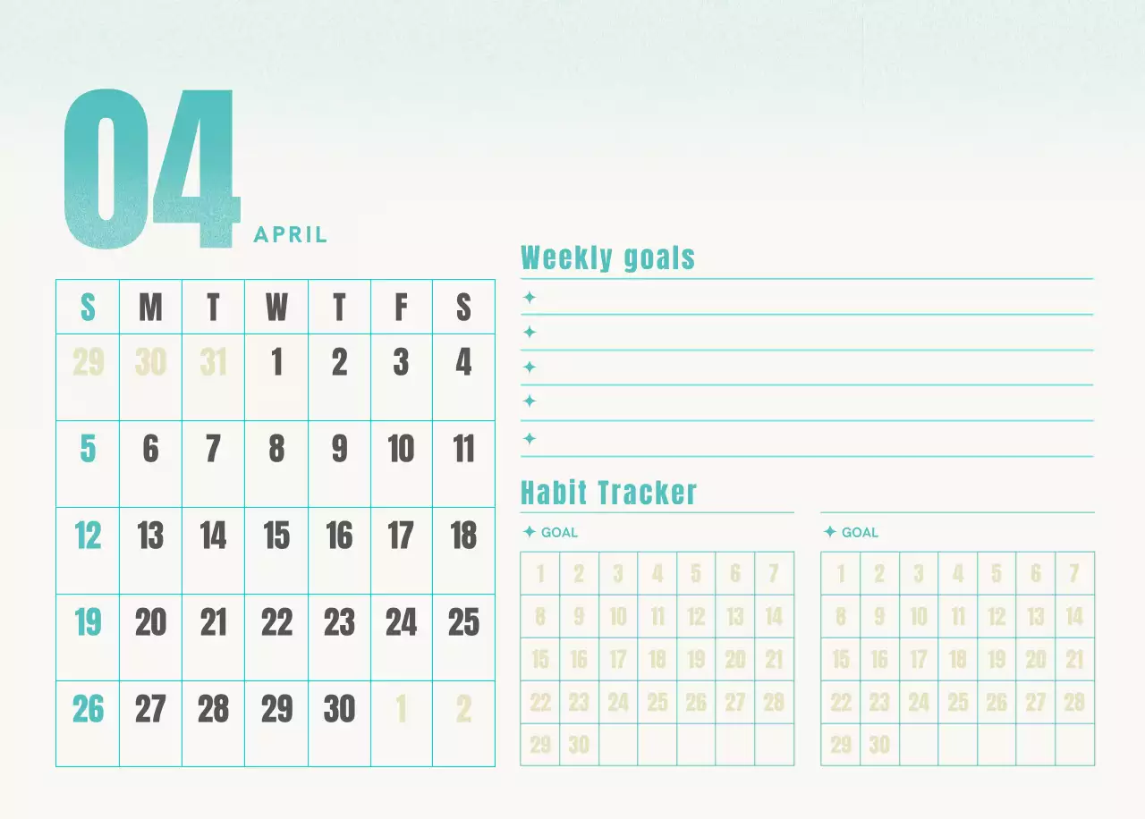 핑크 심플 달력 캘린더