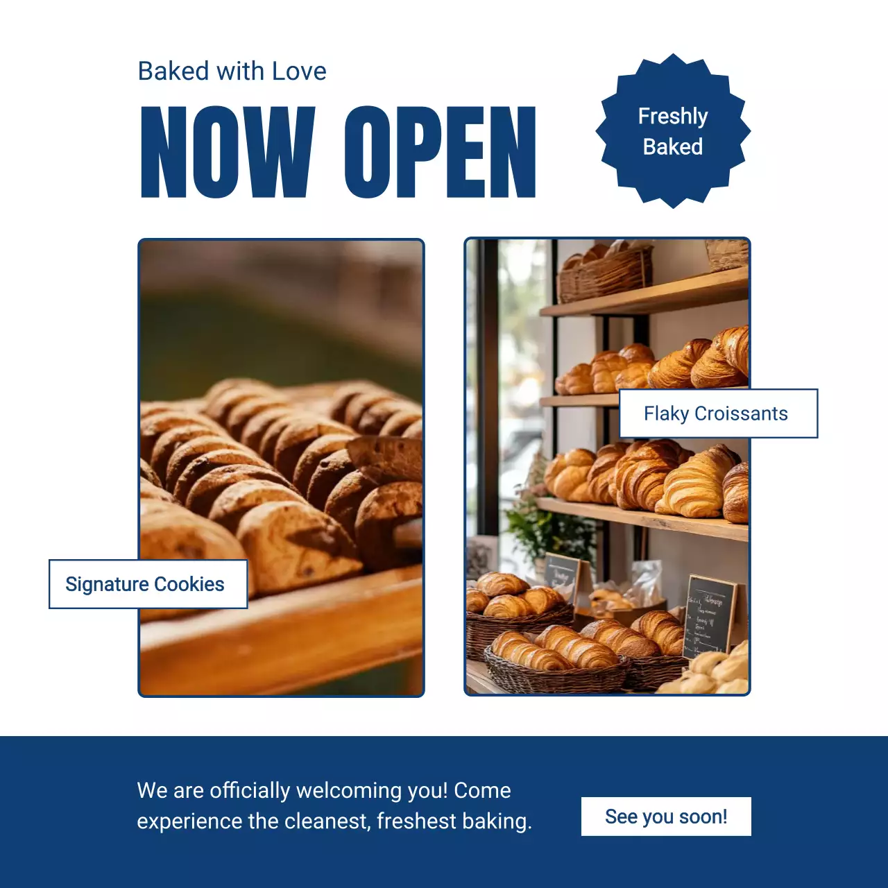 파랑 모던 베이커리 오픈