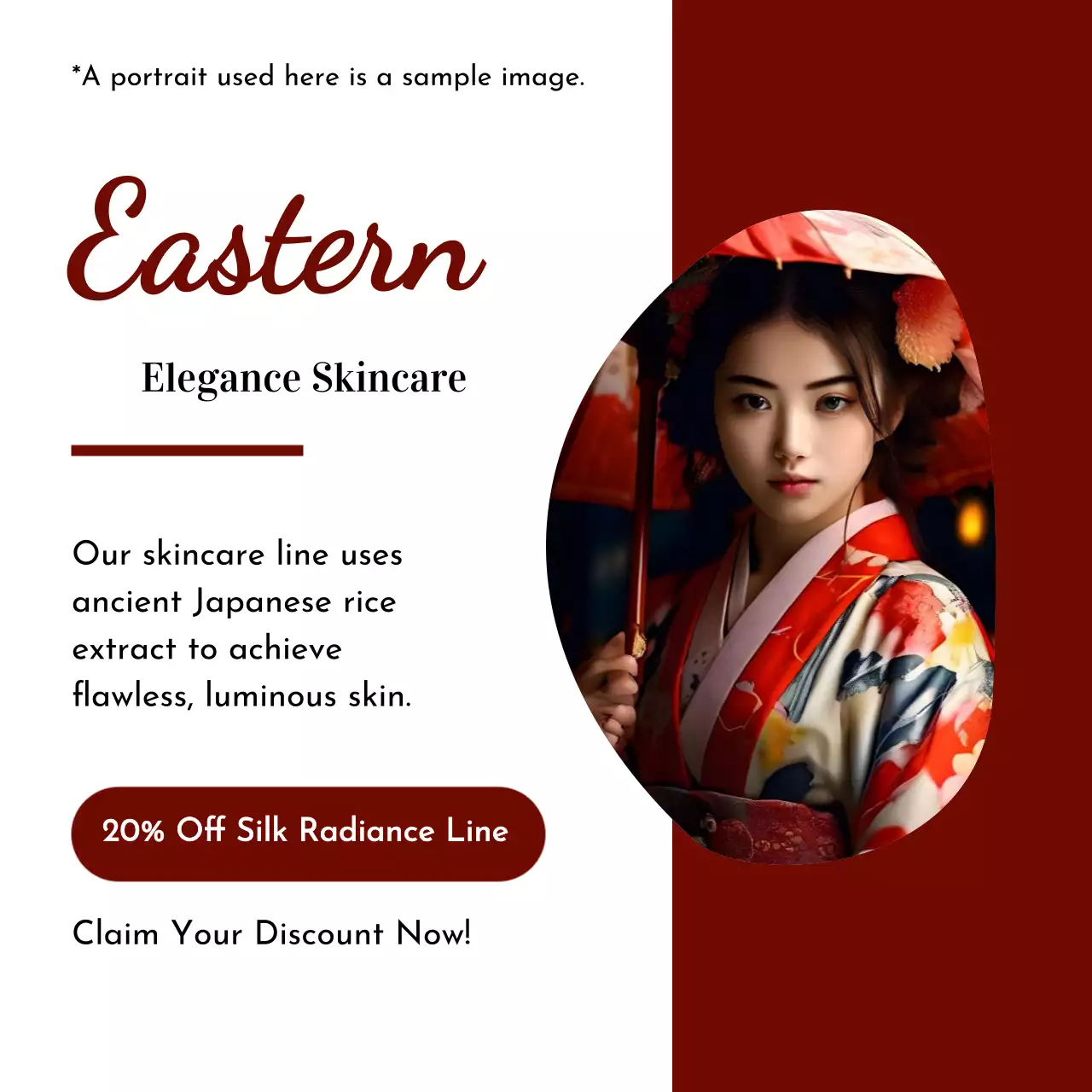 빨강 동양 스킨케어 할인