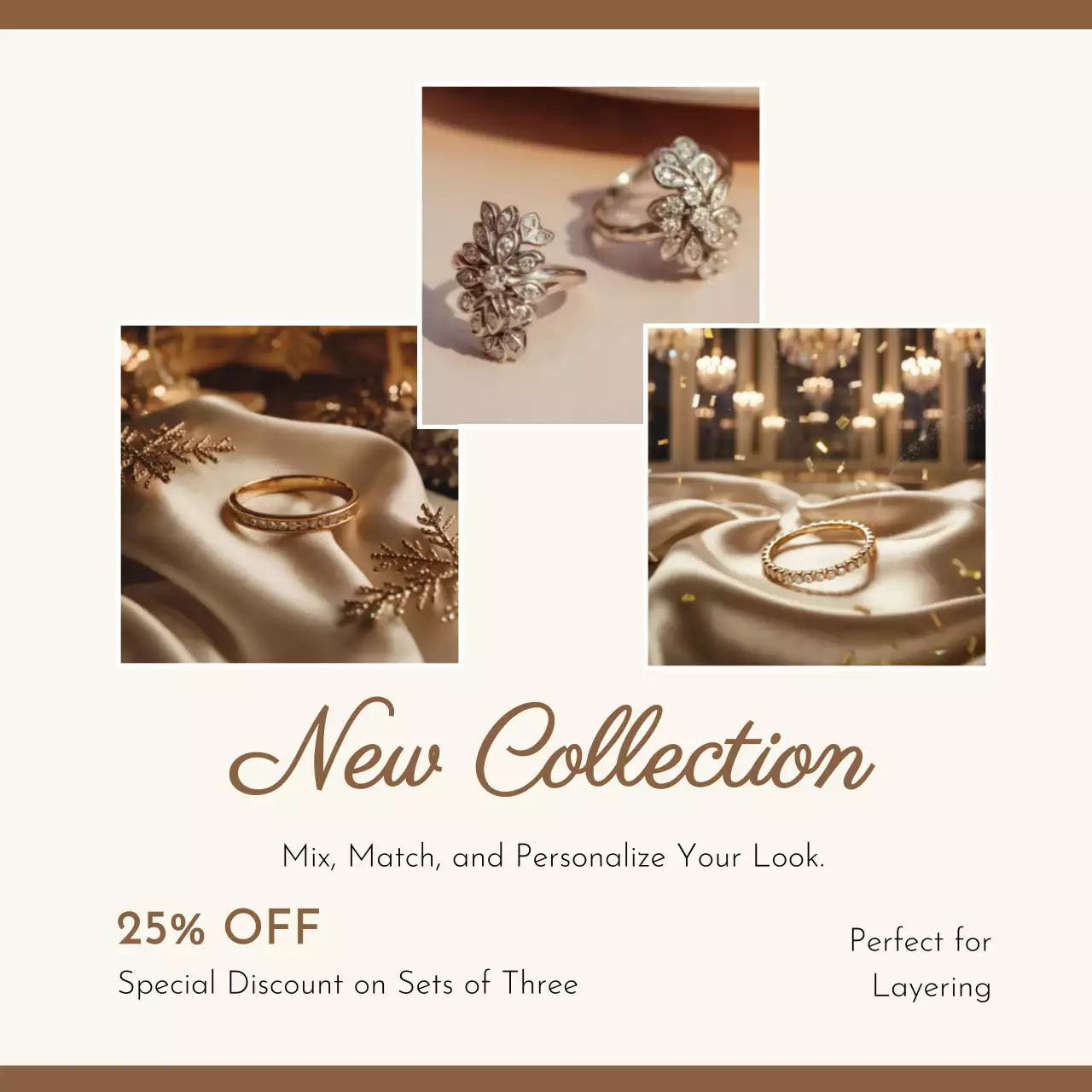 베이지 고급 주얼리 할인