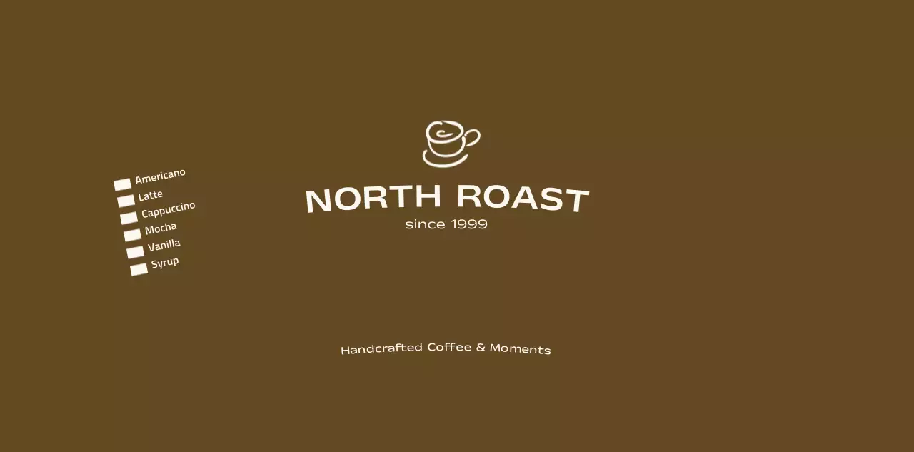 갈색 심플 커피 컵홀더