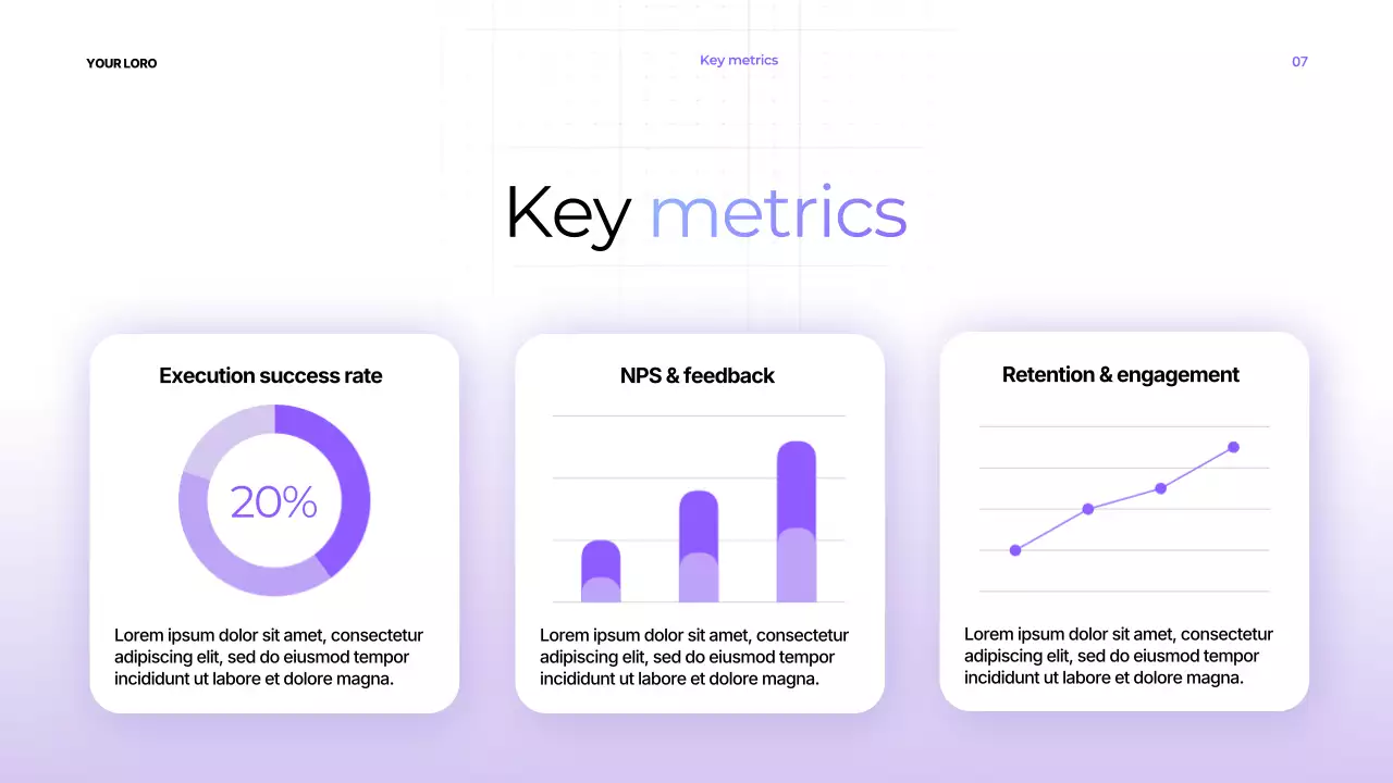 Bài thuyết trình về năng suất hiện đại màu tím