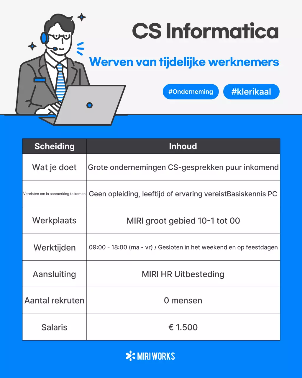 Blue Modern Recruitment