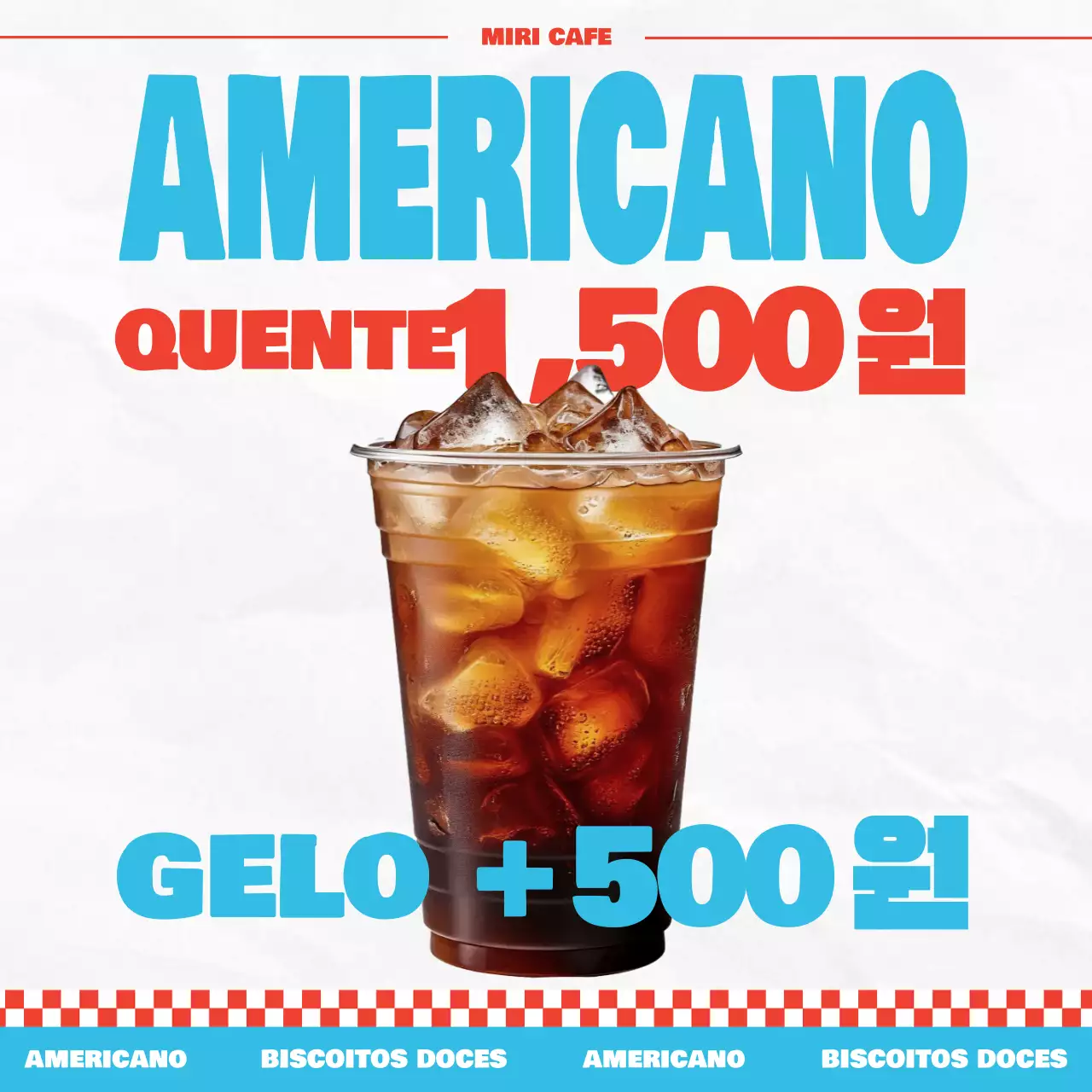 Anúncio de café Sky Blue Pop