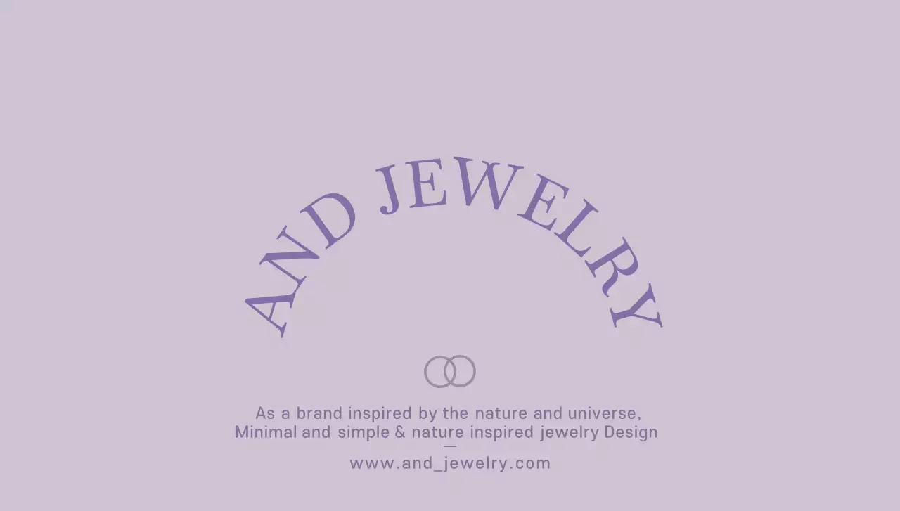 보라색의 심플하고 고급스러운 디자인의 반지 아이콘이 있는 주얼리 가게용