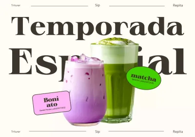 Promoción del nuevo menú de la cafetería