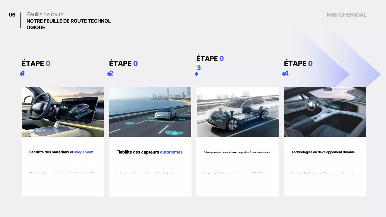 Plan de mobilité moderne bleu
