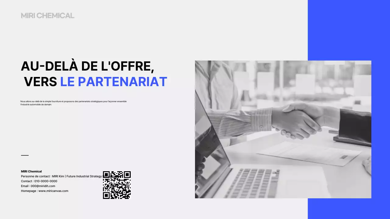 Plan de mobilité moderne bleu