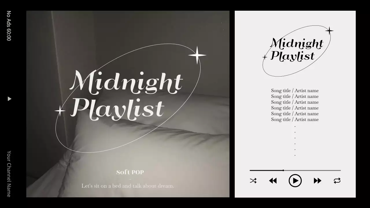 Gambar mini YouTube Daftar Putar Inspirasional Hitam Putih dan Krem Vintage