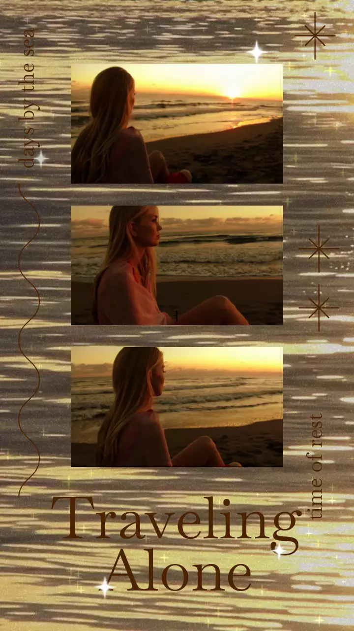 금색 물결의 여행 브이로그