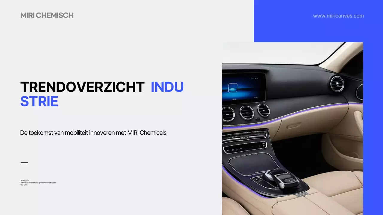 Blauw Modern Mobiliteitsplan