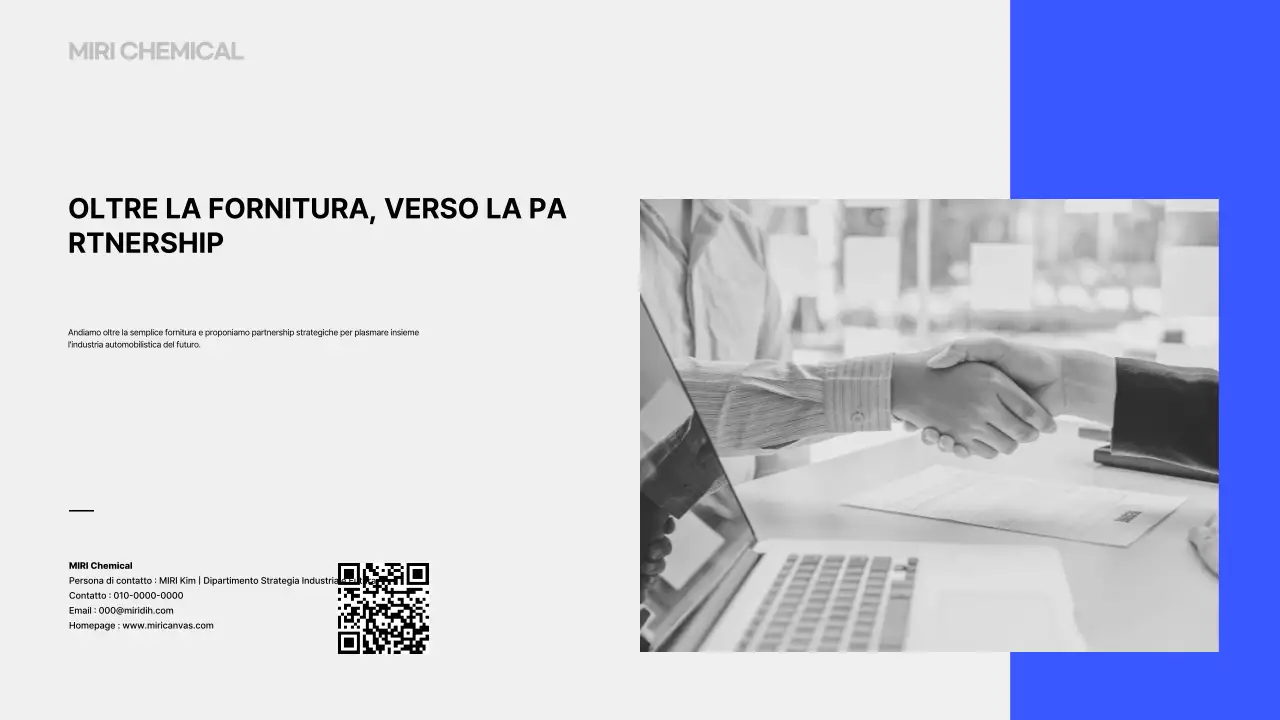 Piano di mobilità moderna blu