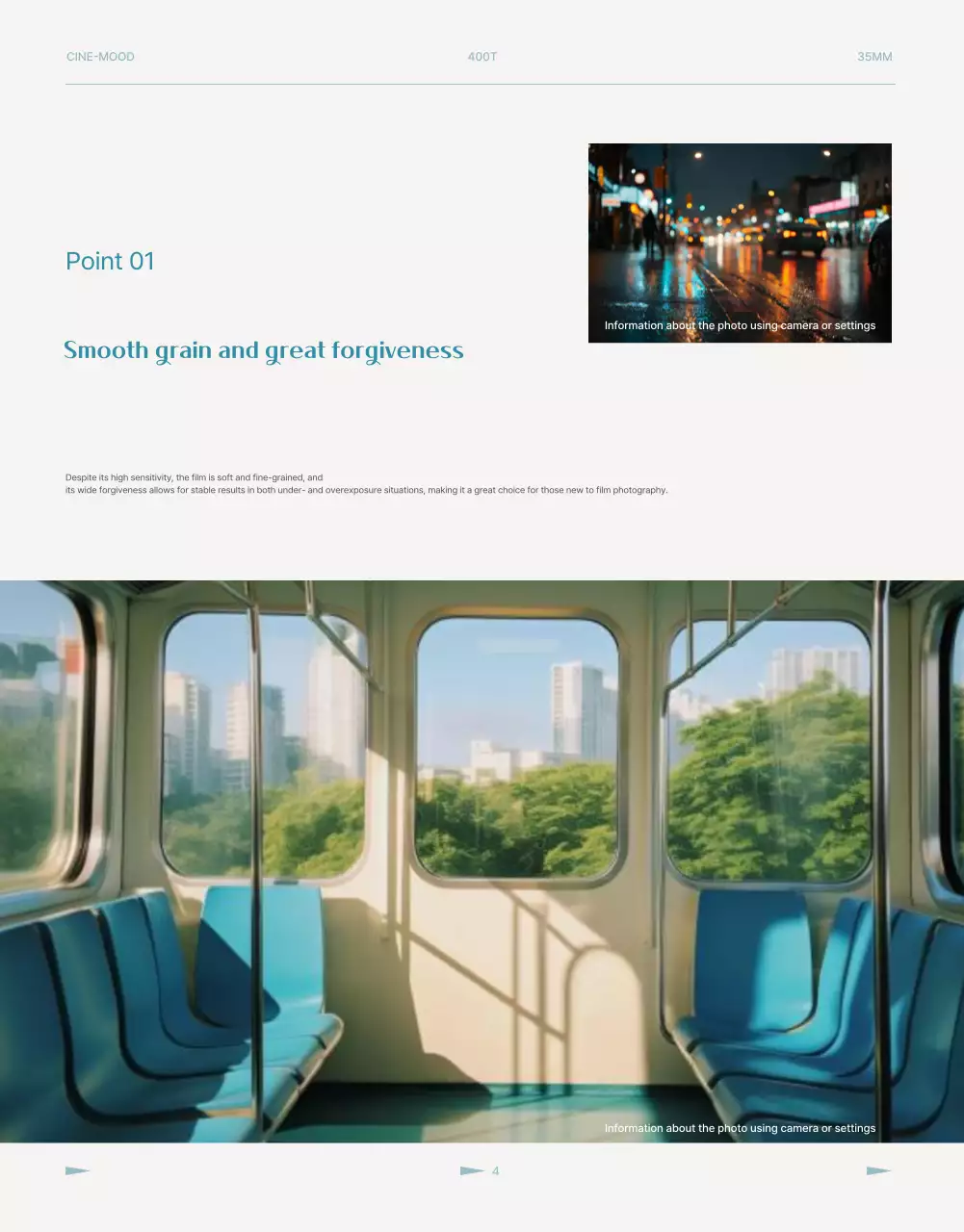 Iklan Film Kamera Vintage Biru Langit