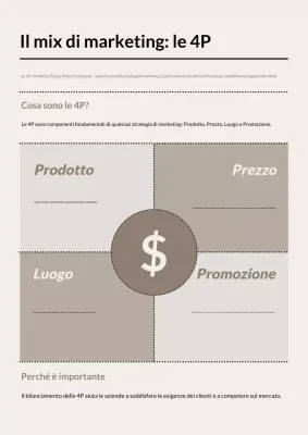 Guida al marketing professionale Beige