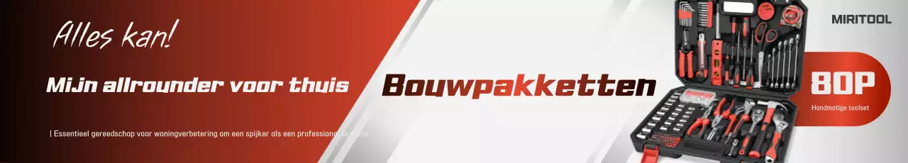 Rode moderne doe-het-zelfadvertentie