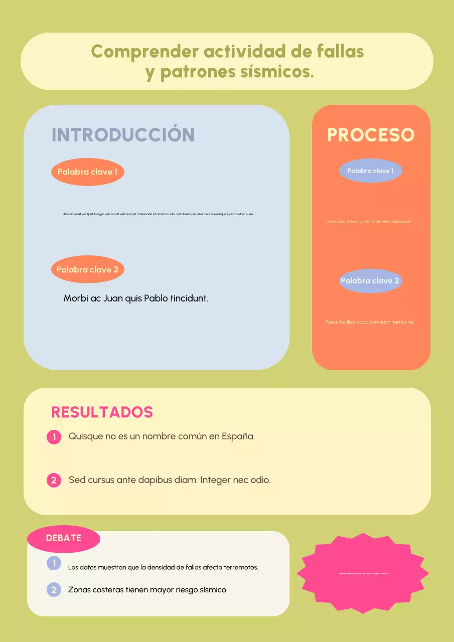 Guía sísmica moderna color beige