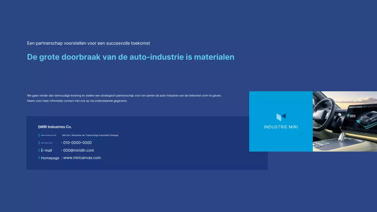 Blue Modern Marktanalyse Rapport