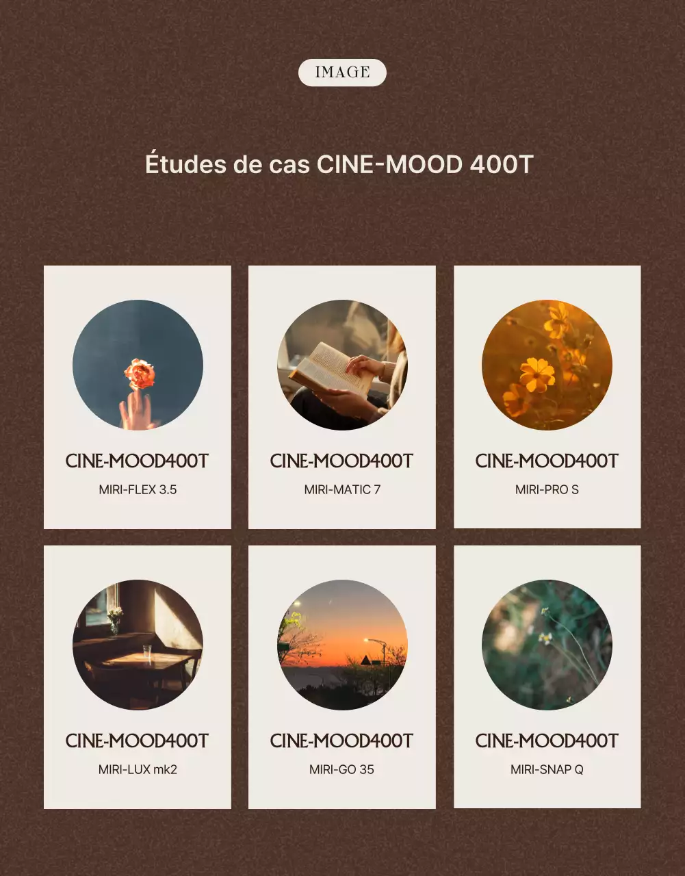Publicité pour la vente de films vintage Brown