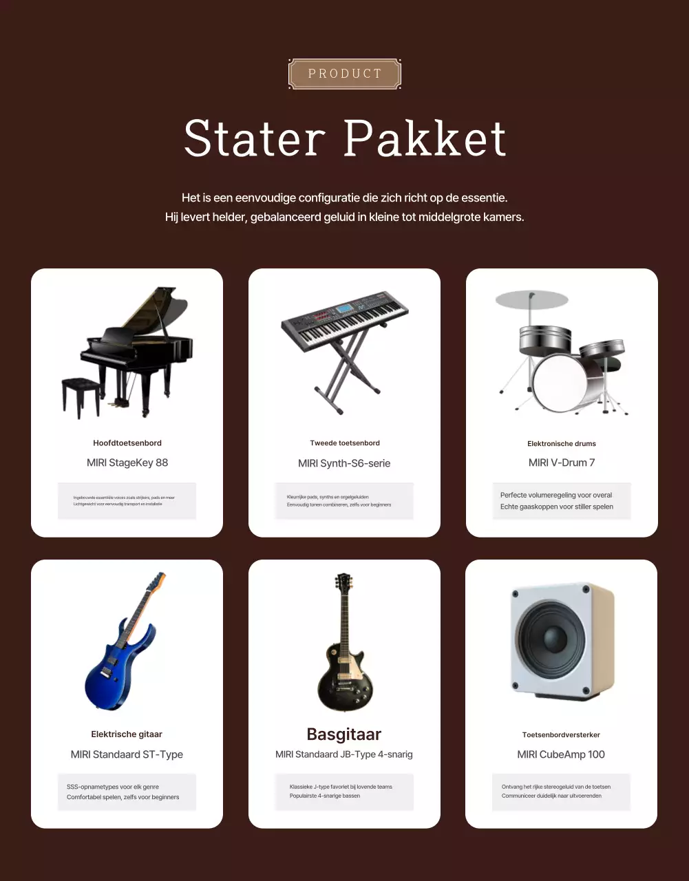 Promotie van de levering van hoogwaardige bruine kerkbedieningsteaminstrumenten