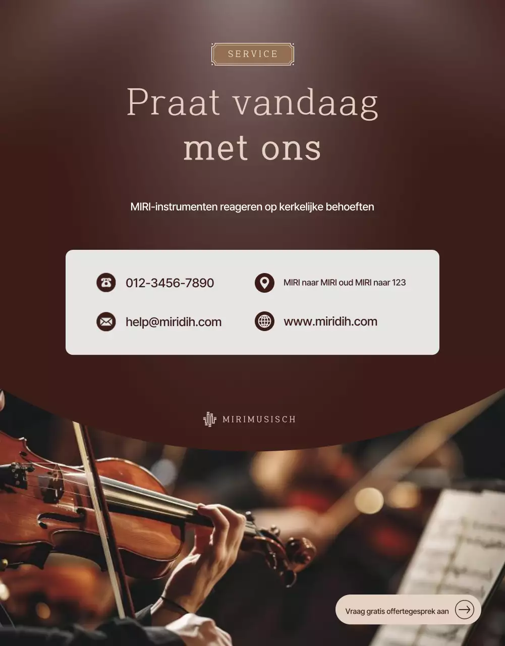 Promotie van de levering van hoogwaardige bruine kerkbedieningsteaminstrumenten