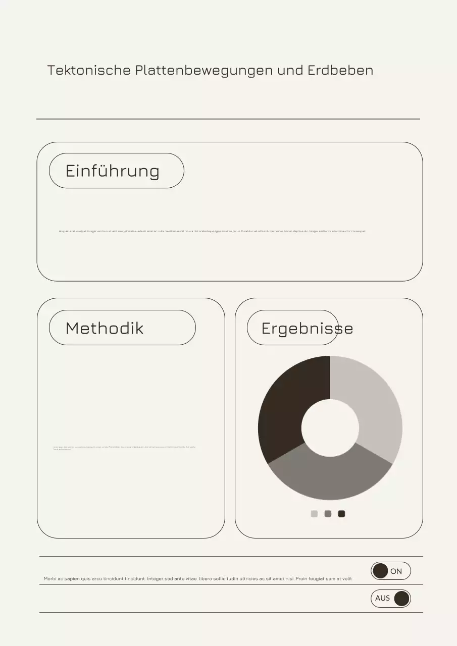 Beige Modern Geology Report