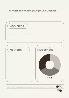 Beige Modern Geology Report