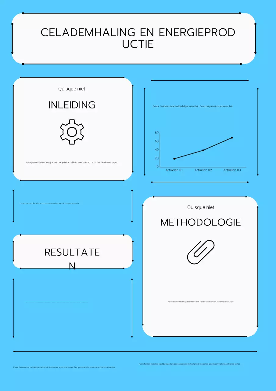Blauw Modern Wetenschapsrapport