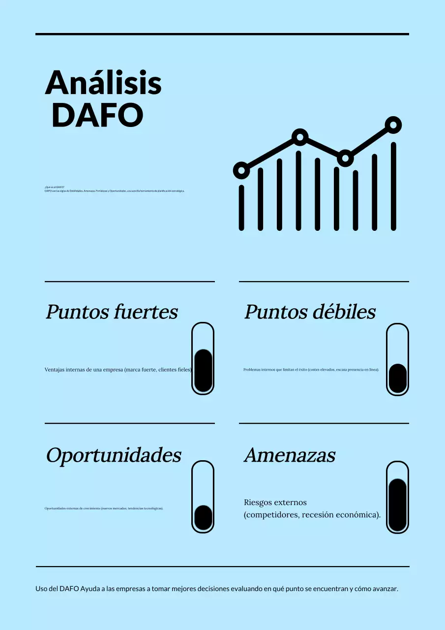 Guía de negocios profesionales azules