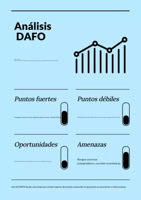 Guía de negocios profesionales azules