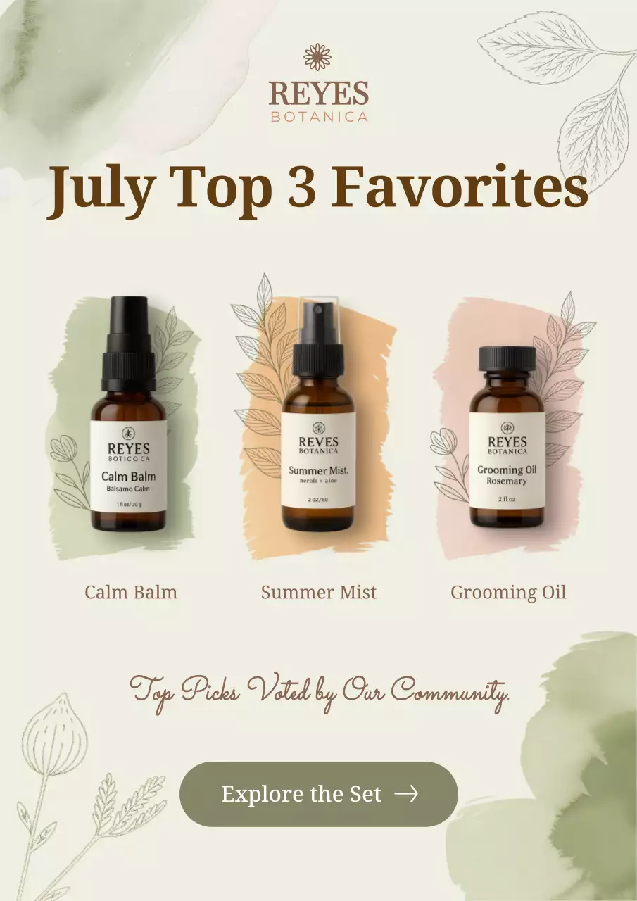 Beige Botanical Skincare Promotion