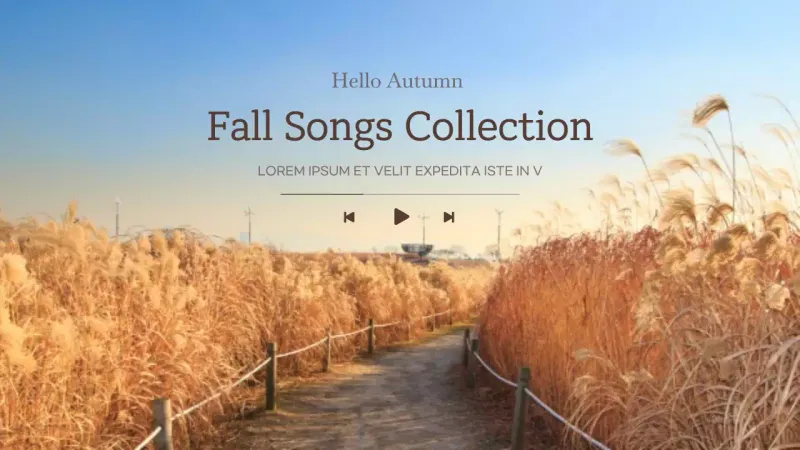 Beige Rustic Music Playlist YouTube Thumbnail