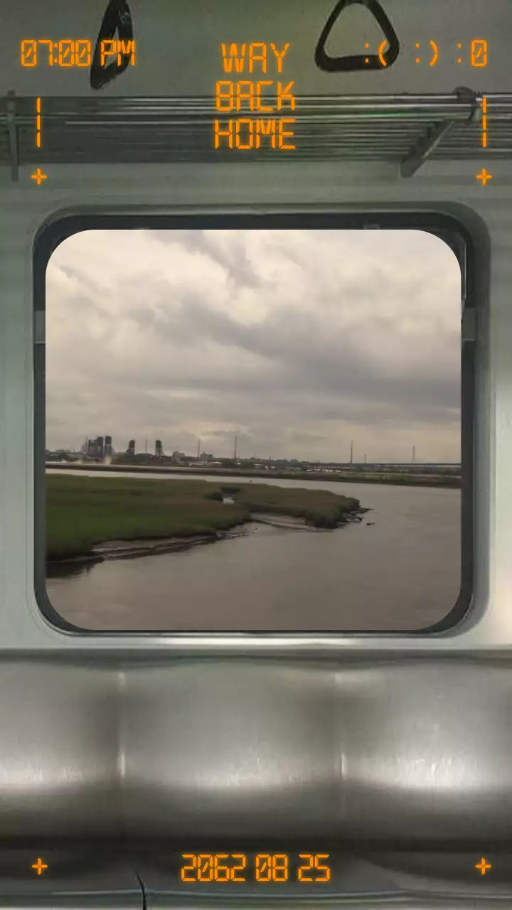 레트로 감성의 지하철 퇴근길