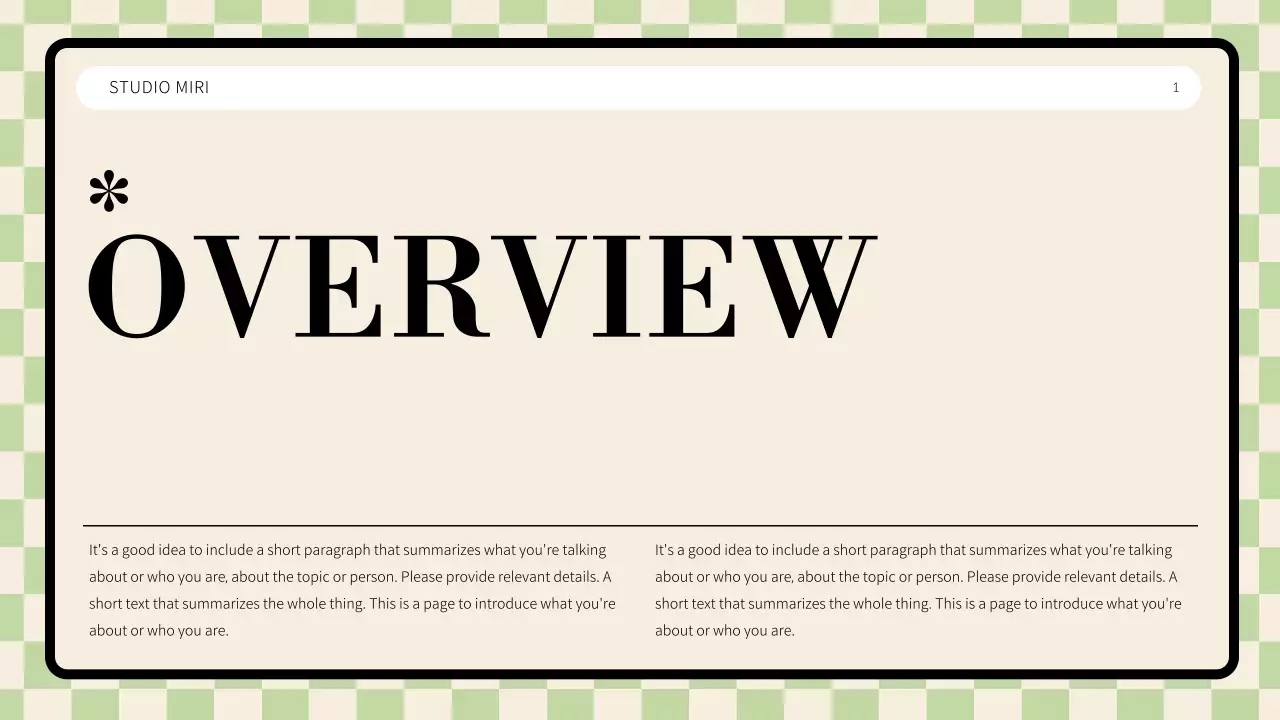 베이지 빈티지 포트폴리오 커버 프레젠테이션