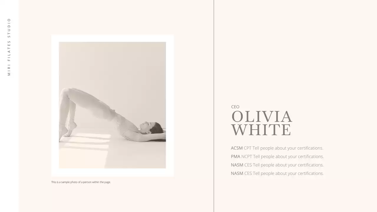 Introducing Modern Pilates in Beige and Brown