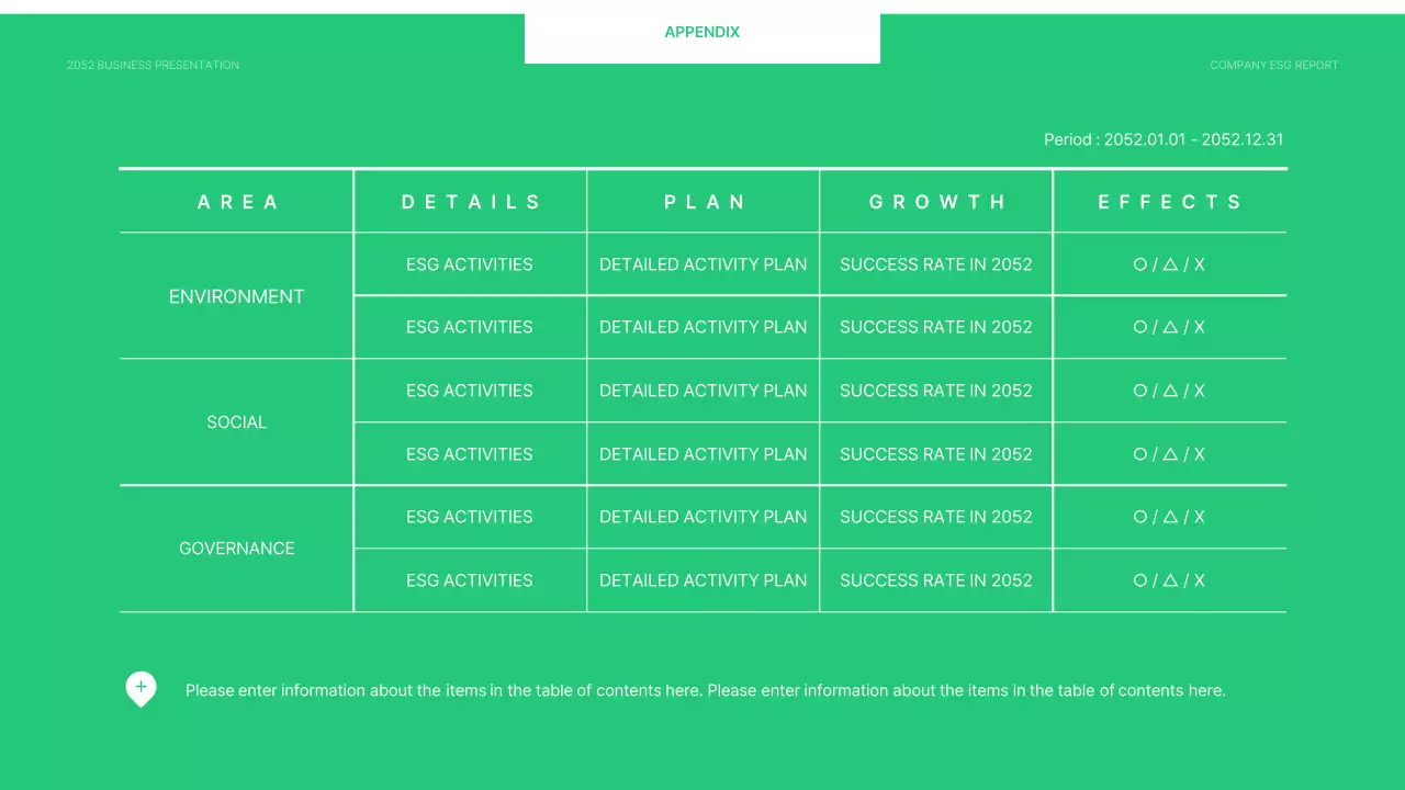 Green Minimal Business Report Document Presentation