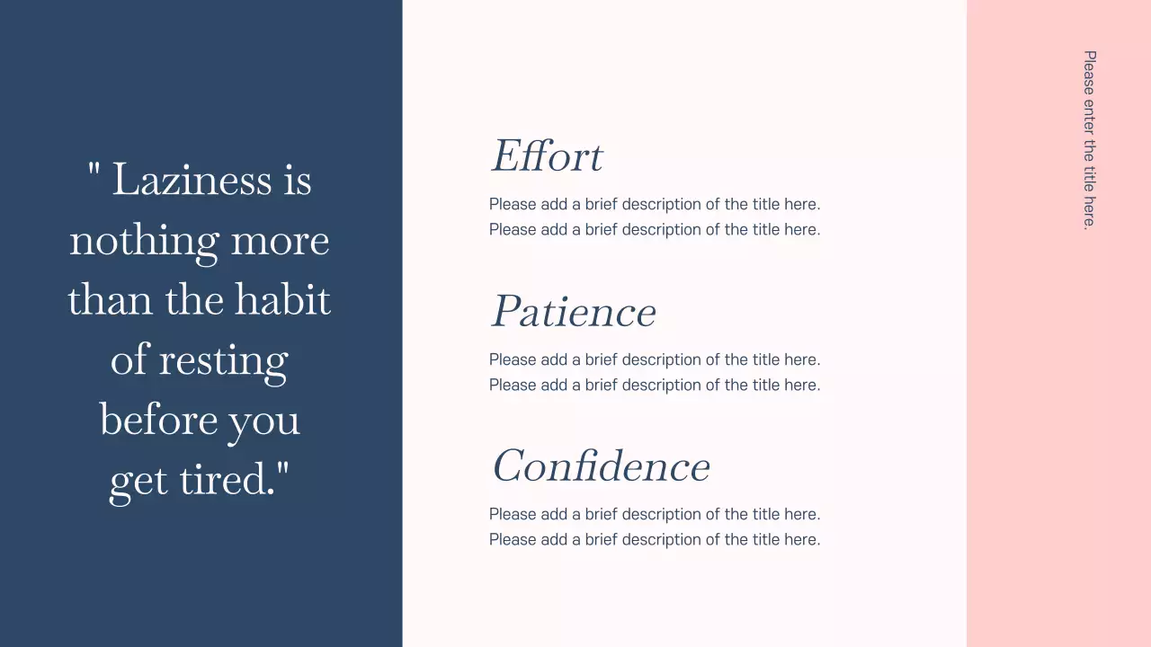 Navy Modern Layout Presentation