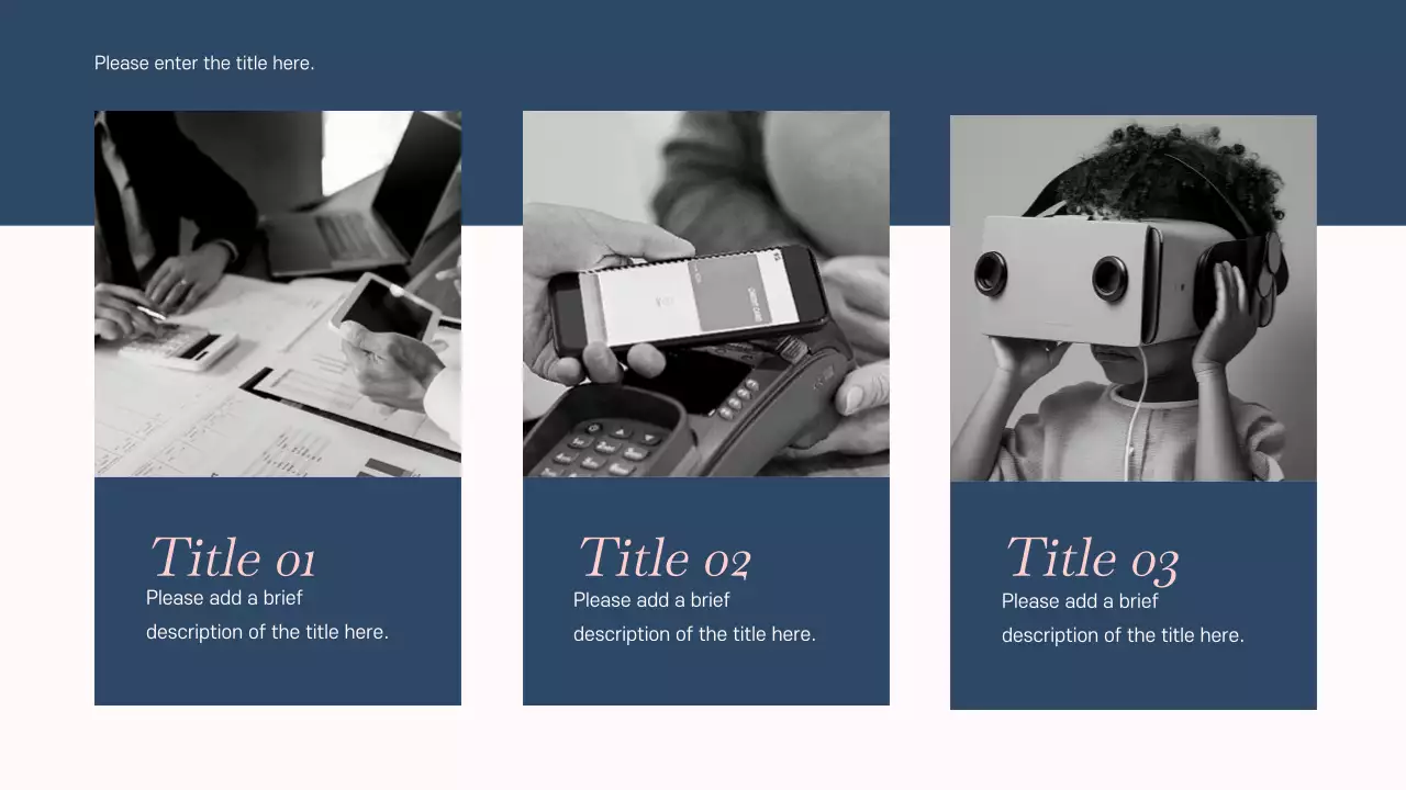 Navy Modern Layout Presentation