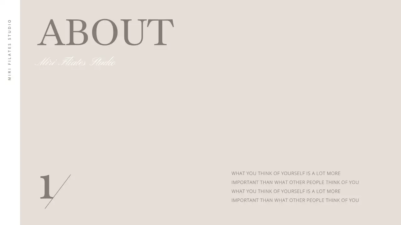 Introducing Modern Pilates in Beige and Brown