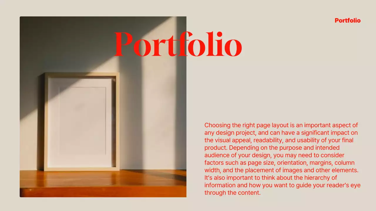 Modern-style business ad in red and lime green