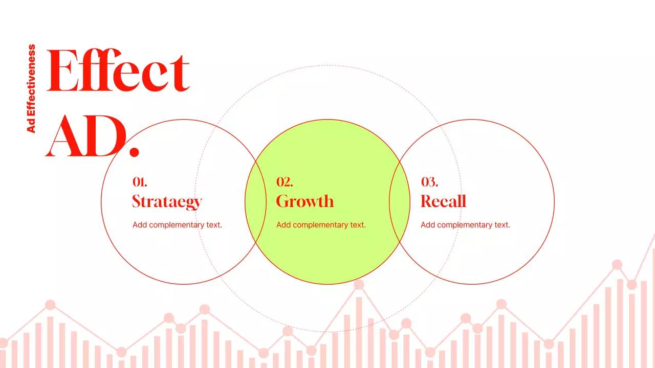 Modern-style business ad in red and lime green