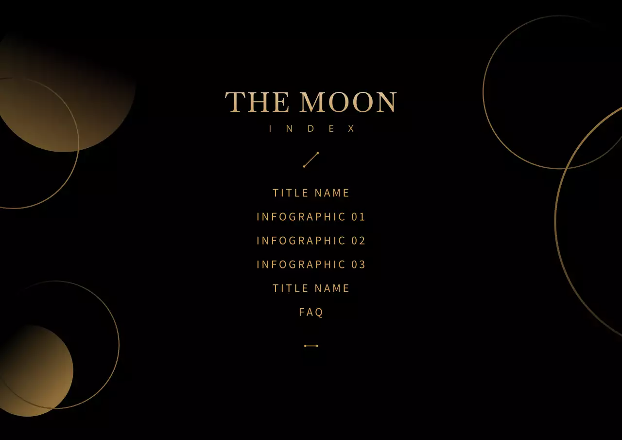 黒 モダン プラン プレゼンテーション