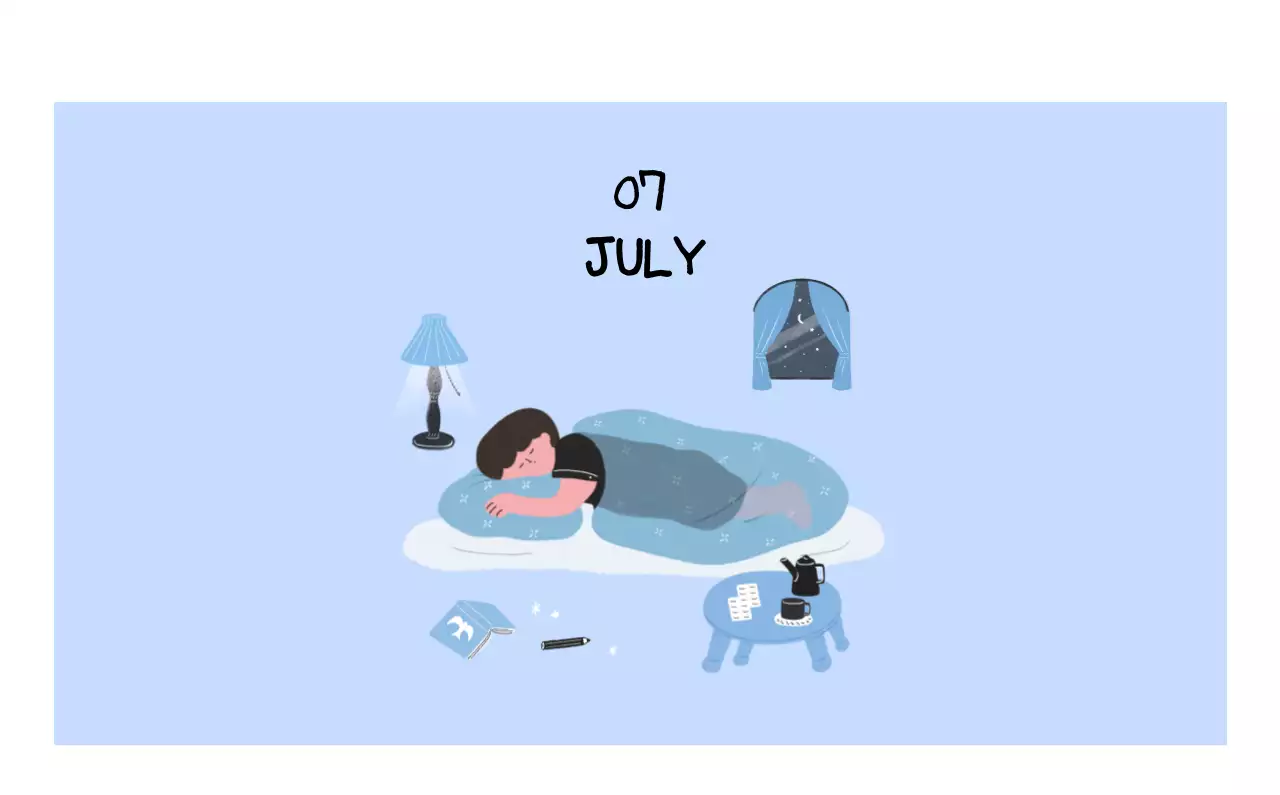 알록달록한 귀여운 일상 일러스트 컨셉